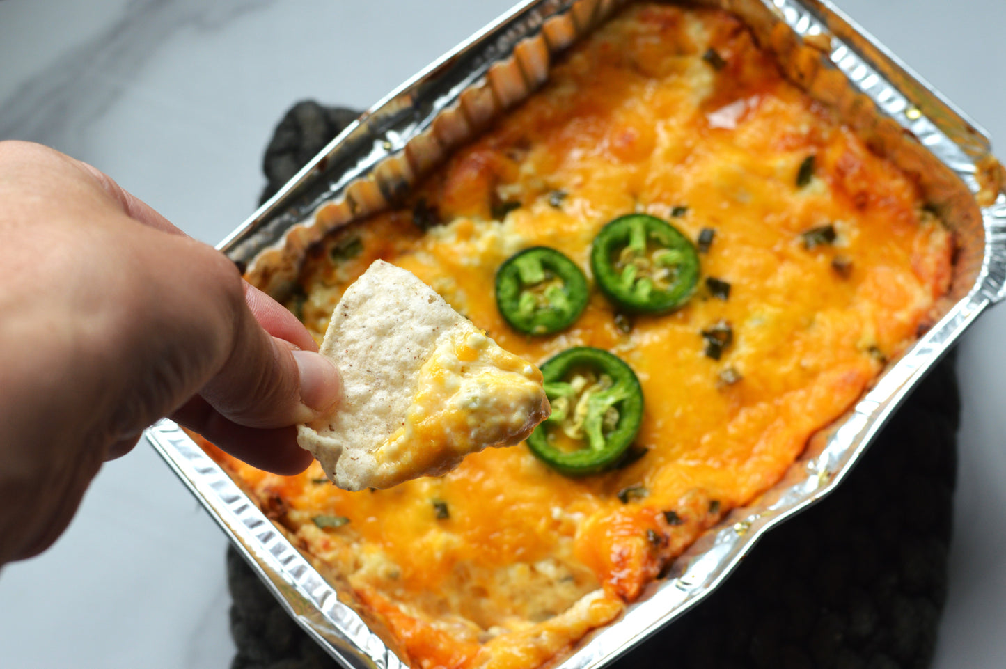 Hot Honey Jalepeno Popper Dip