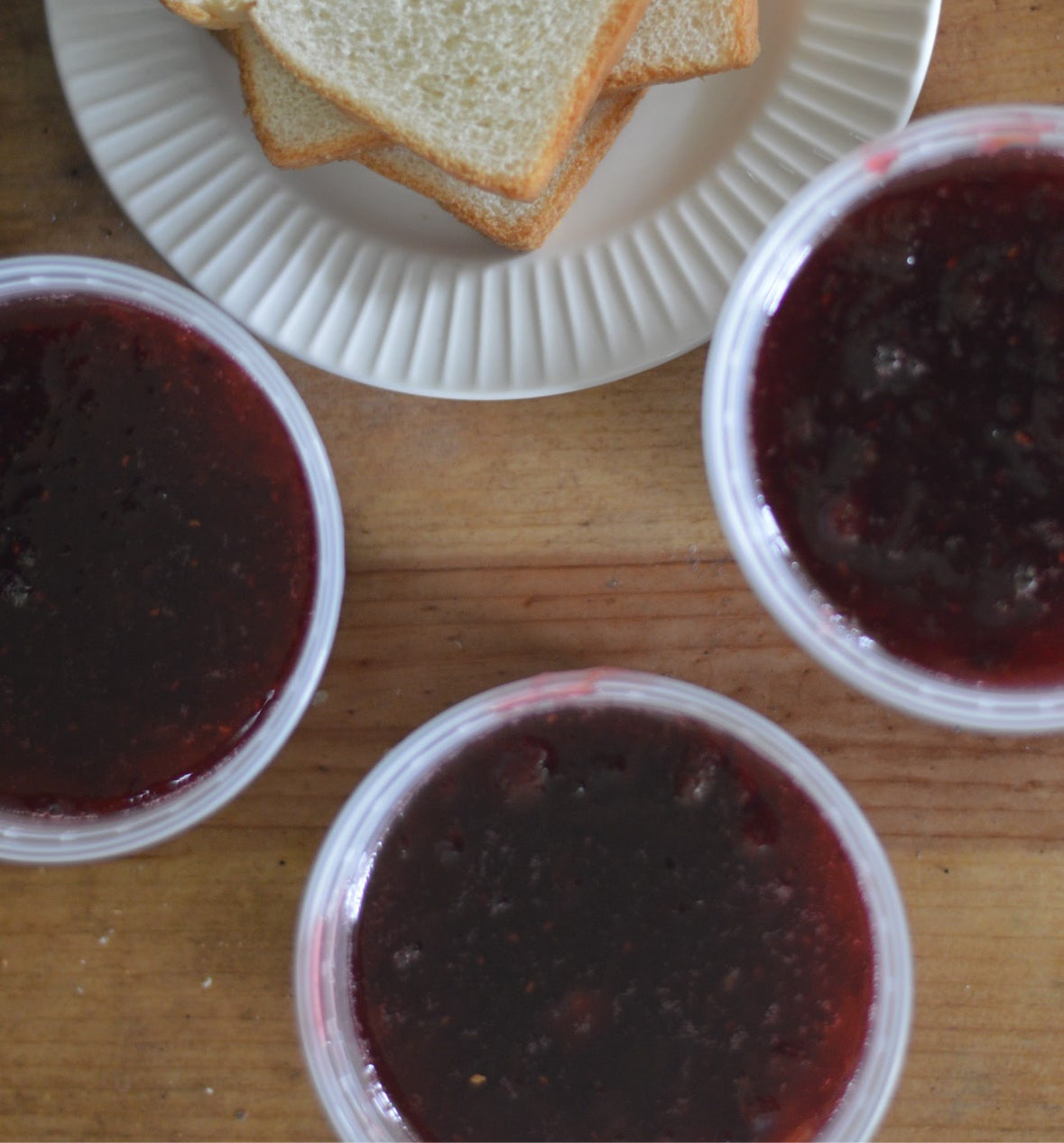 Rhubarb Raspberry Freezer Jam