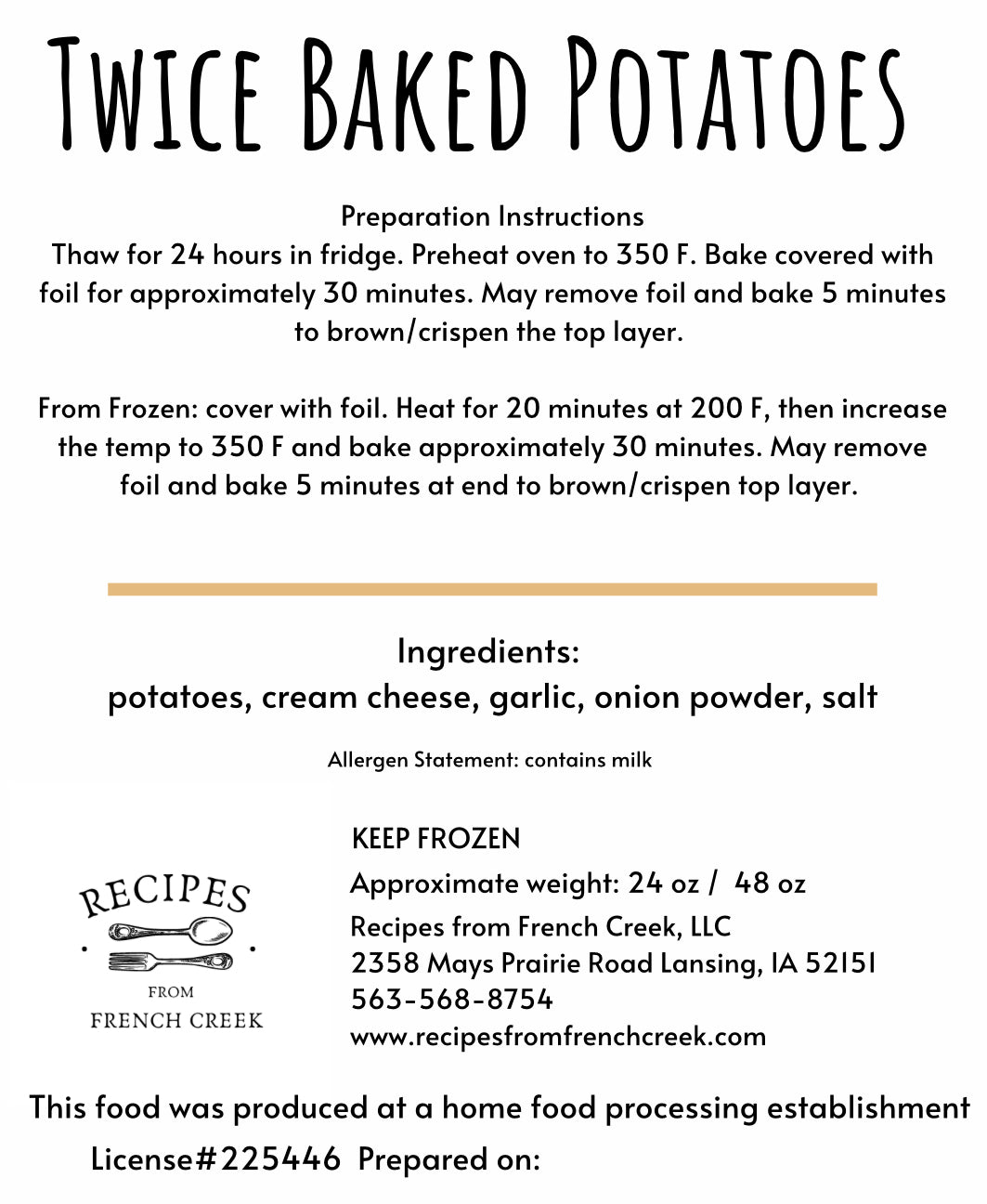 Twice Baked Potatoes