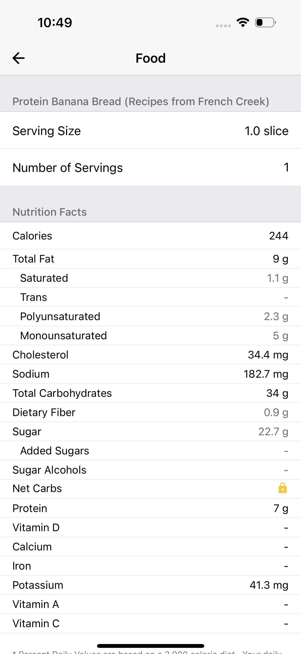 Protein Pumpkin Bread