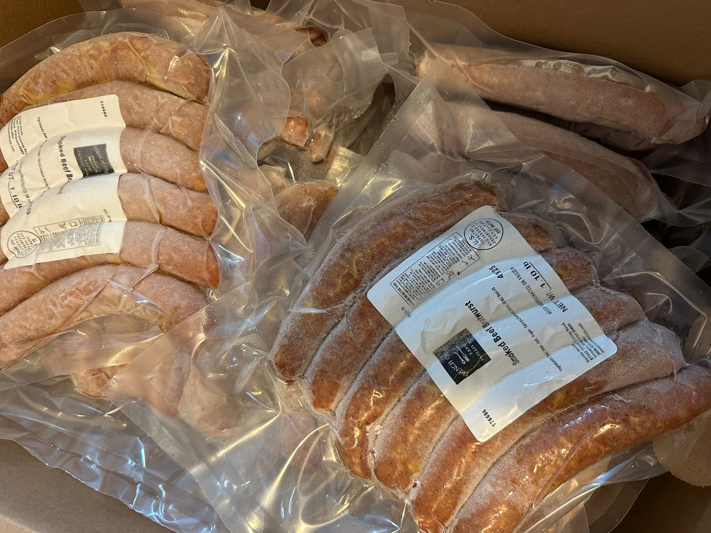 Smoked 100% beef brats