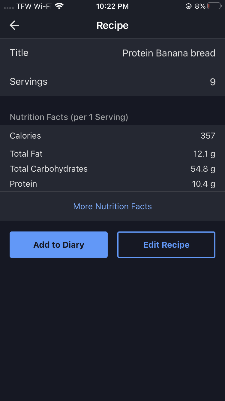Hearty Protein Banana Bread
