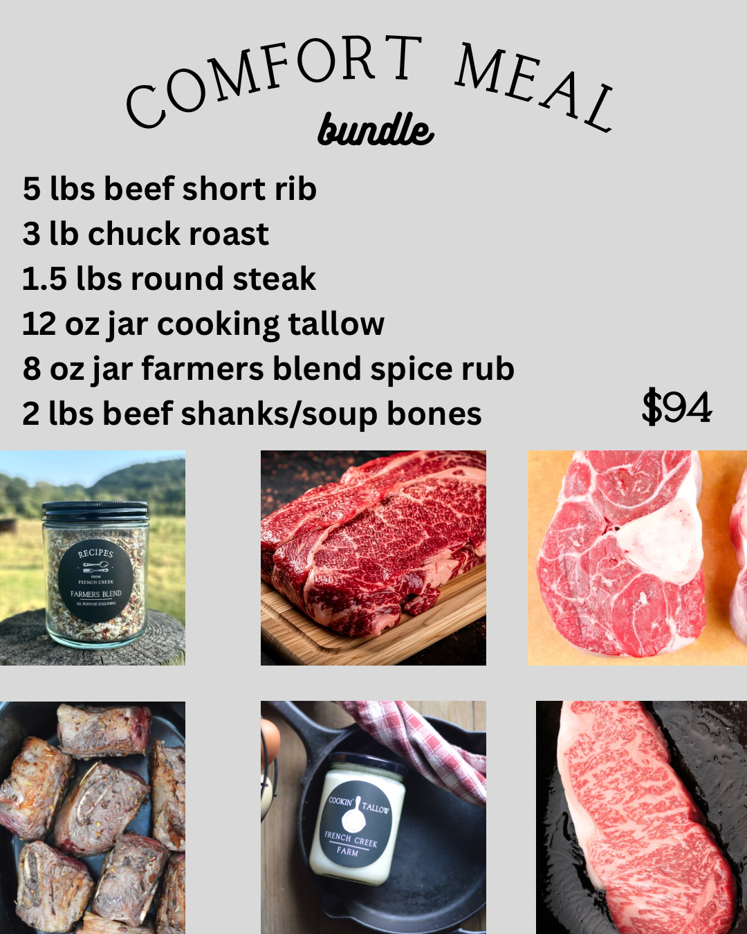 Comfort Meals Meat Bundle