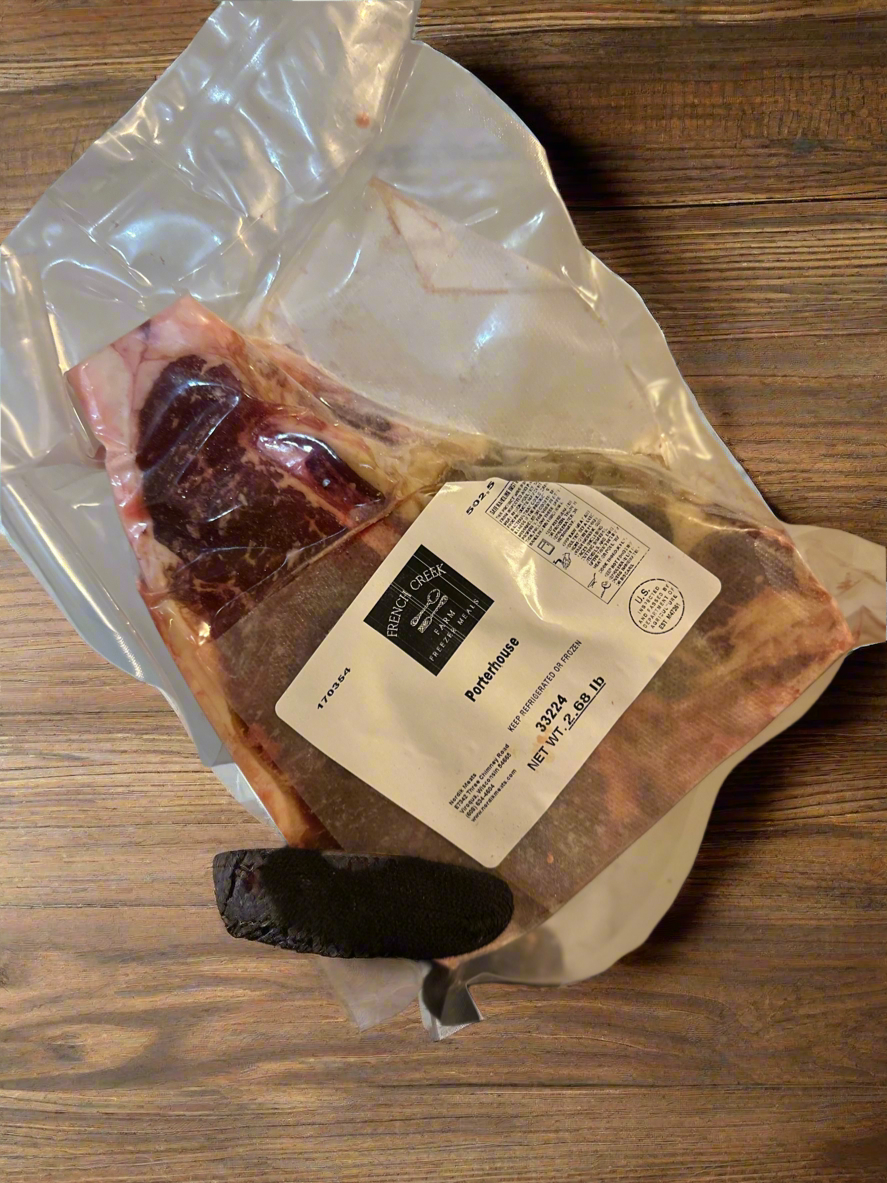 Porterhouse Steak - packs of 2 (avg 2.6 lb packs)