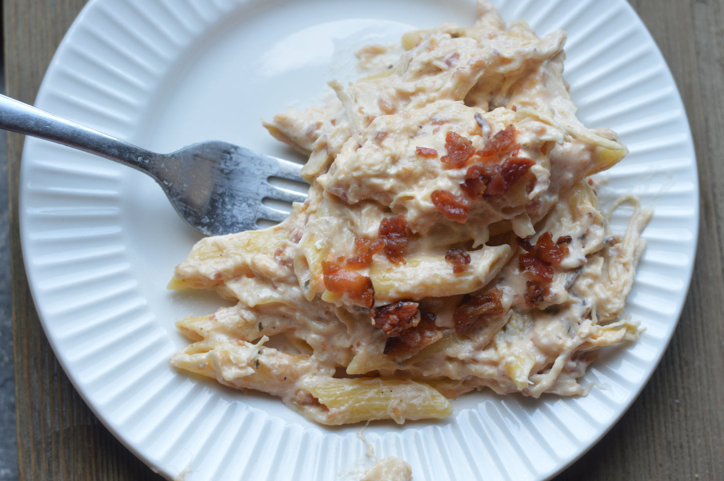 Dump & Go - chicken bacon ranch pasta