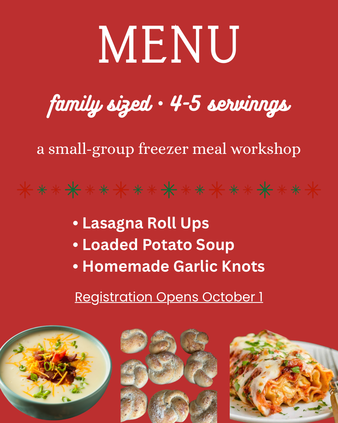 PREPPED — a small group freezer meal workshop