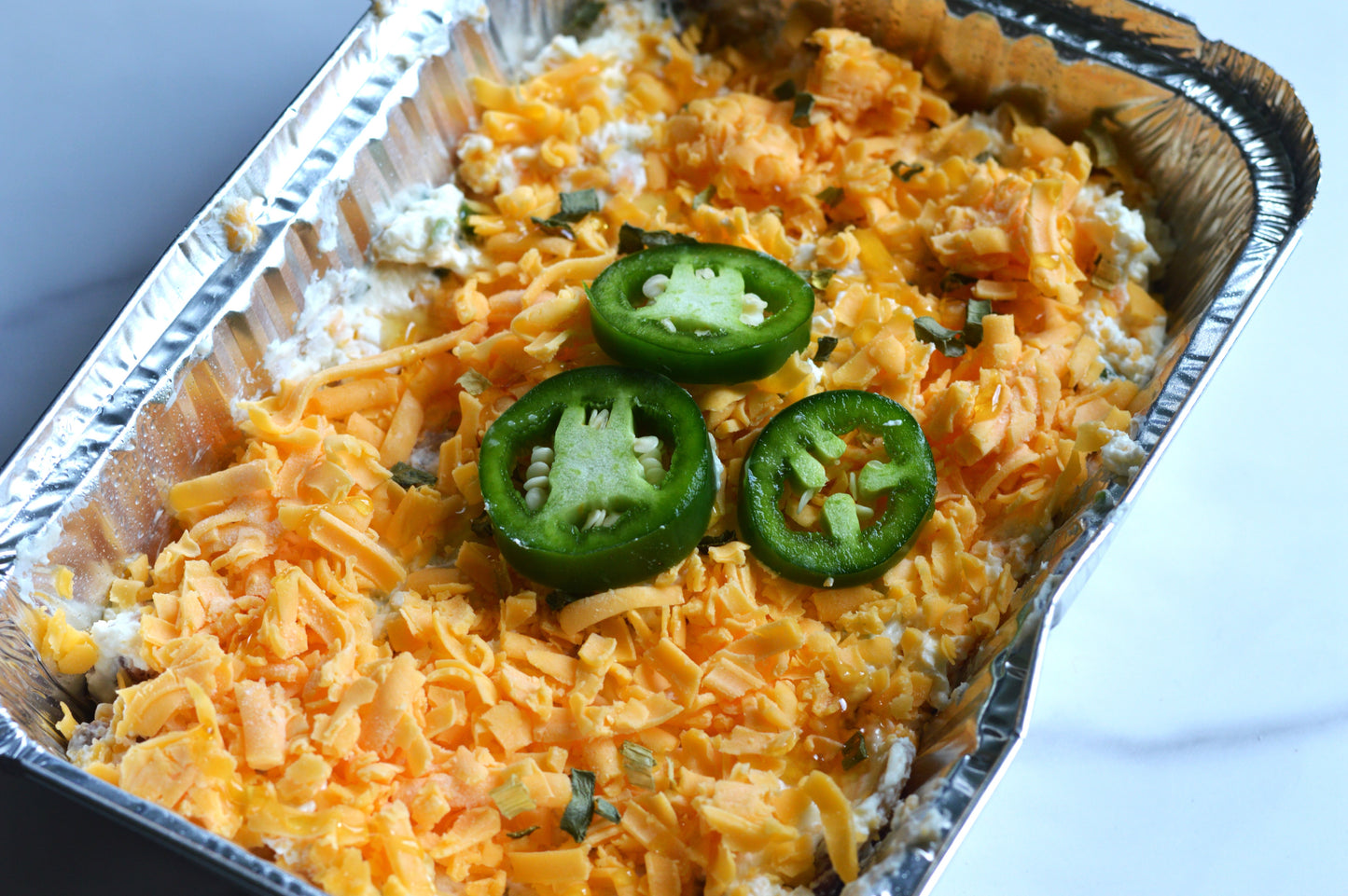 Hot Honey Jalepeno Popper Dip
