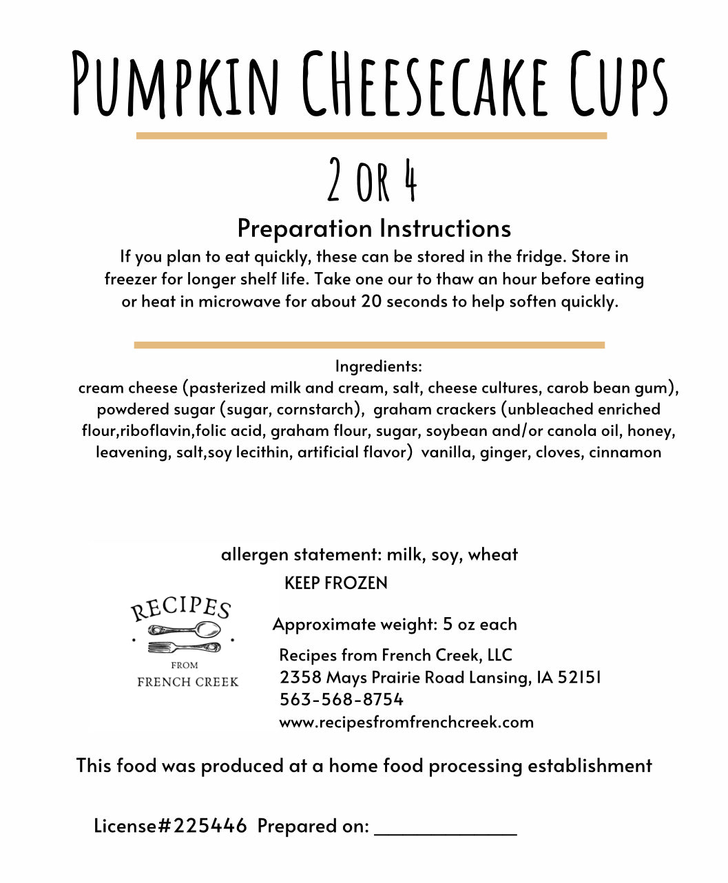 Pumpkin Cheese Cake Cups