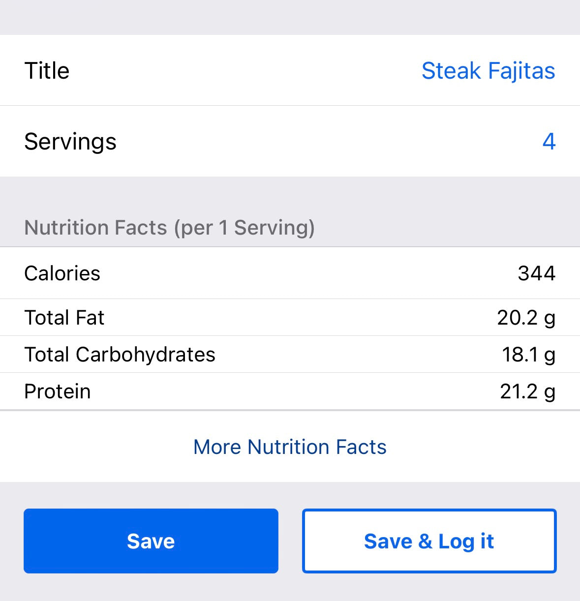 Steak Fajita Kit