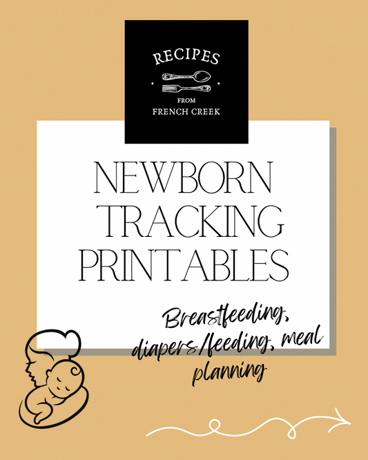 Newborn tracking sheets