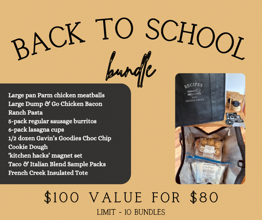 Back to School Meal Planning Bundle