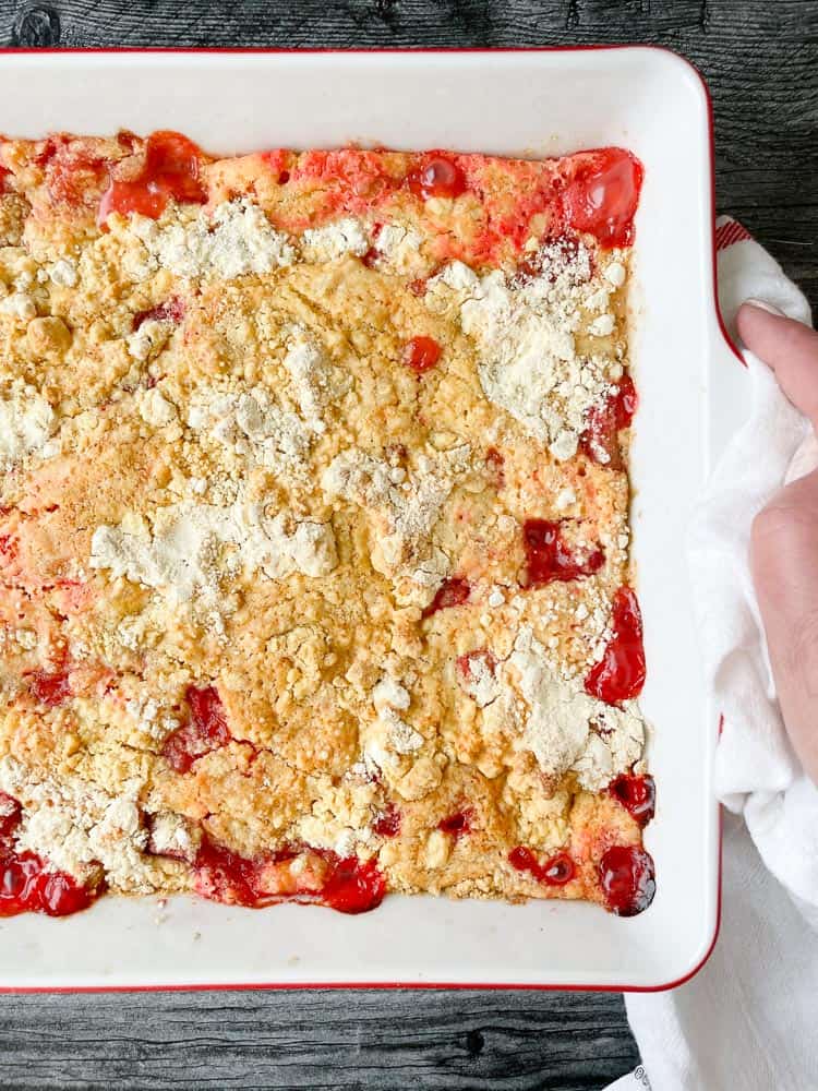 Rhubarb Dump Cake