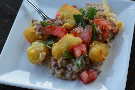 Bacon Cheeseburger Tater Tot Casserole