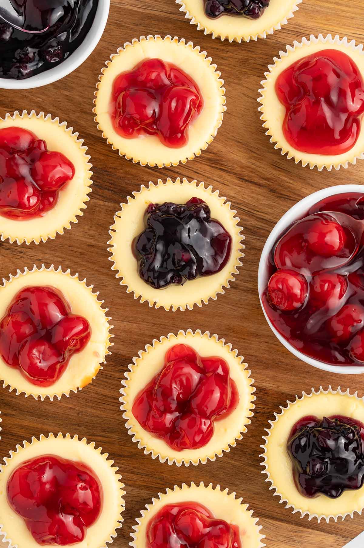 Americana Themed Petite Cheesecakes
