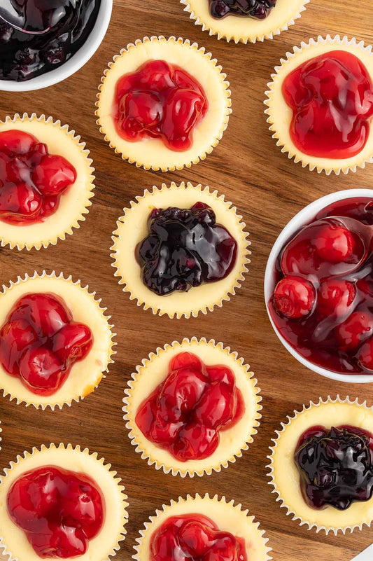 Americana Themed Petite Cheesecakes