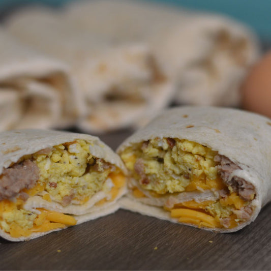 Breakfast Burritos- Regular & Low Carb BACON