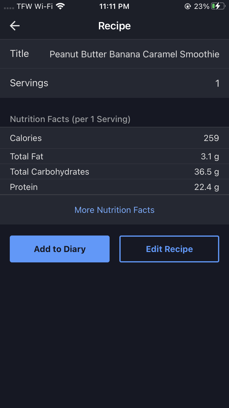 Protein Smoothie Packs- Pina Calada