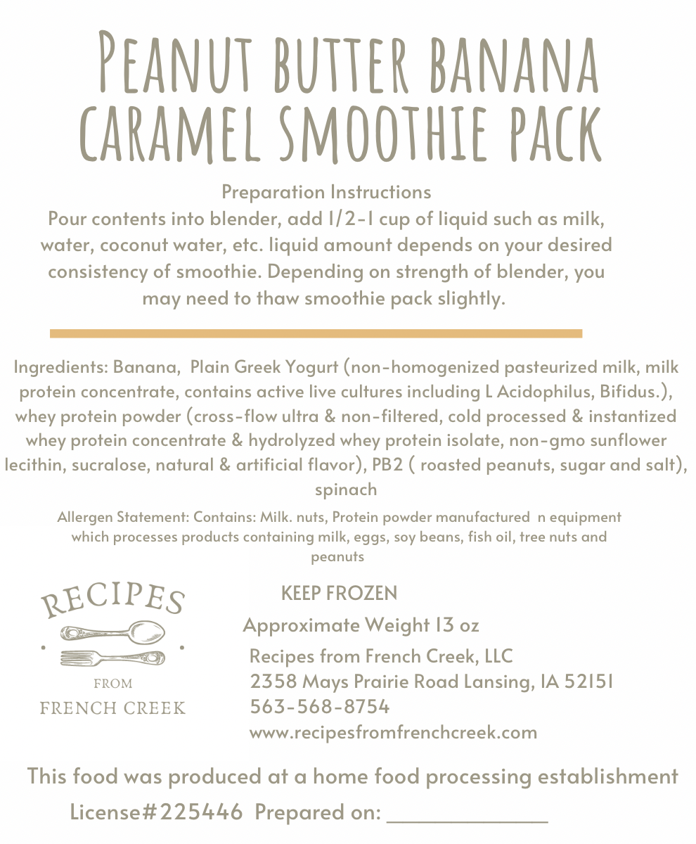 Protein Smoothie Packs- Pina Calada