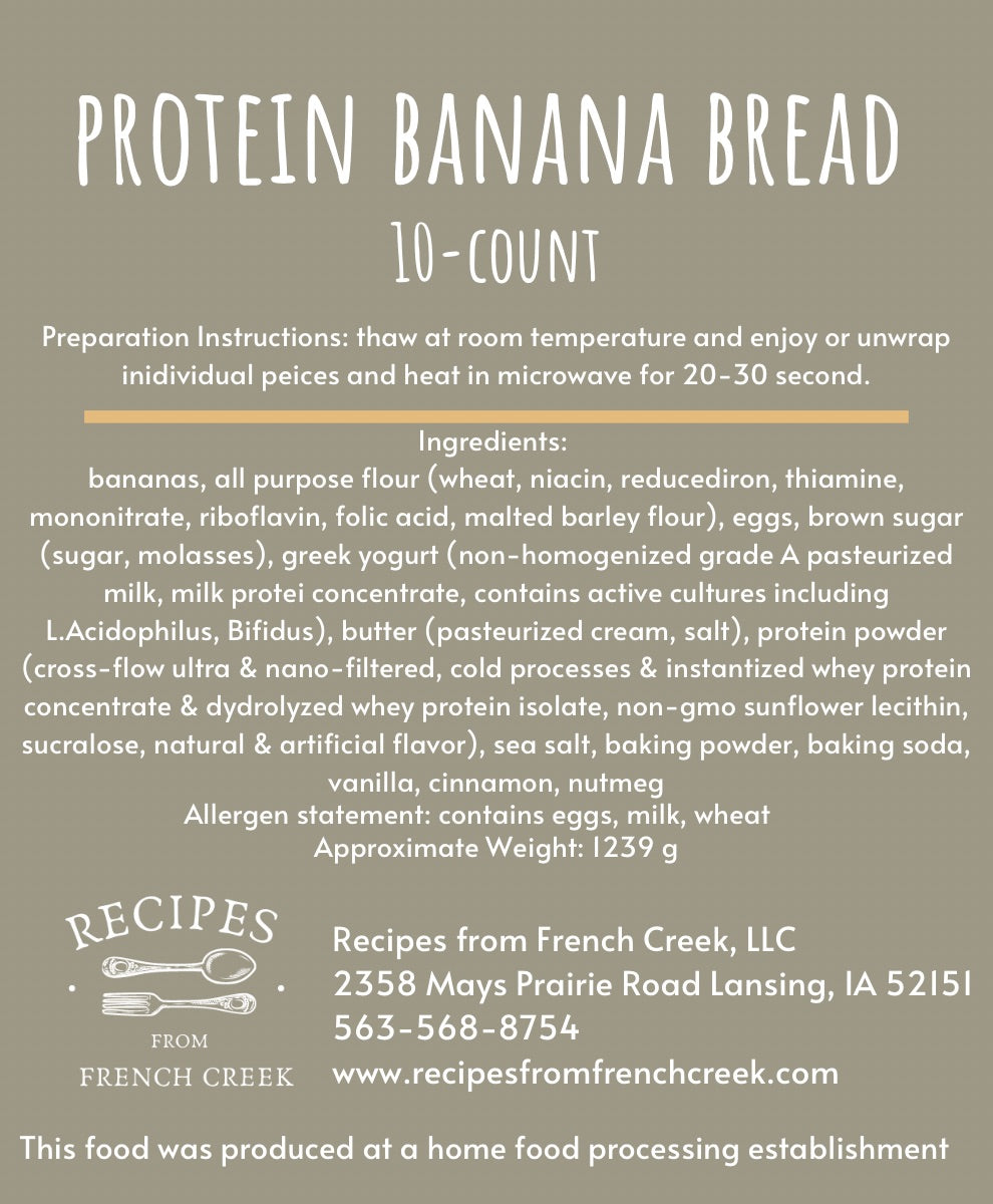 Protein Banana Bread